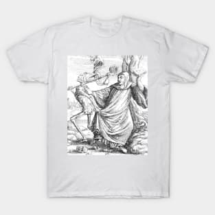 The  Abbot, the Dance of Death - Hans Holbein T-Shirt